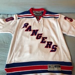 Reebok Lundqvist Rangers Jersey